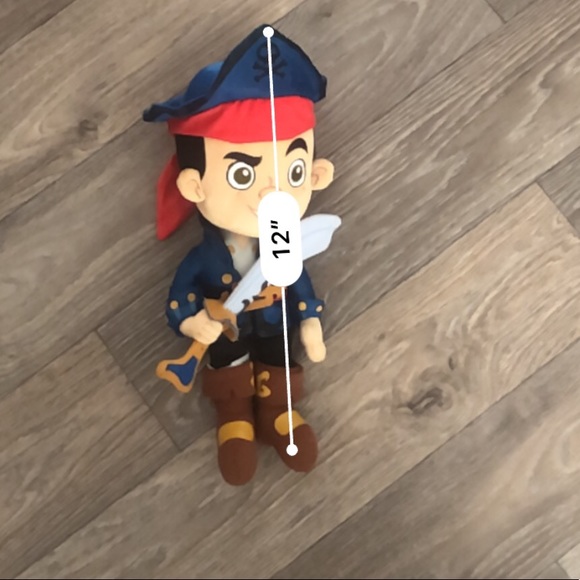 DISNEY Captain Jake Neverland Pirate EUC - Picture 7 of 8